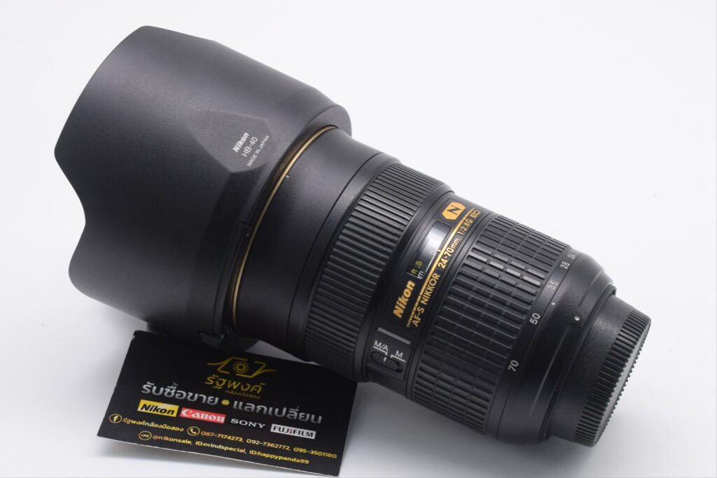 #รับซื้อเเละขายกล้องเลนส์มือสอง Nikon AF-S 24-70F2.8G Nano #ราคา 16,990- รวมส่... 5 488495235 1097183382437180 3198465616074123871 n