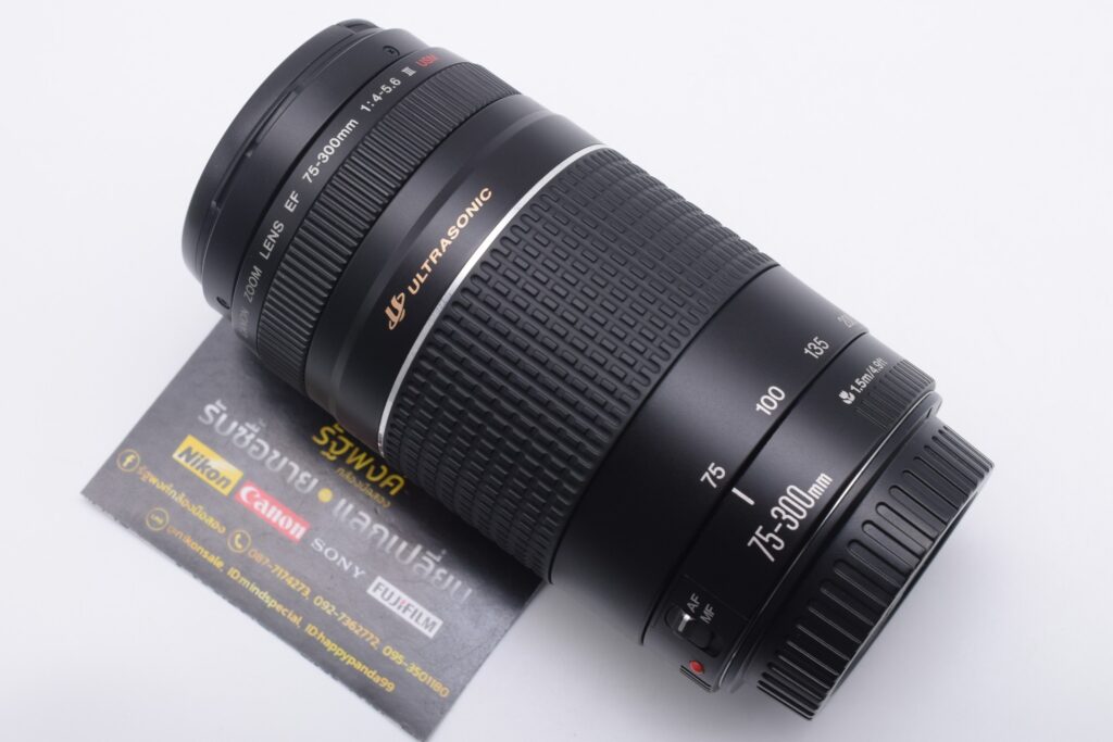 #รับซื้อเเละขายกล้องเลนส์มือสอง Canon
EF 75-300F4-5.6 lll USM #ราคา 2,590- รวมส่... 17 501751463 1141150261373825 7003782413476654905 n